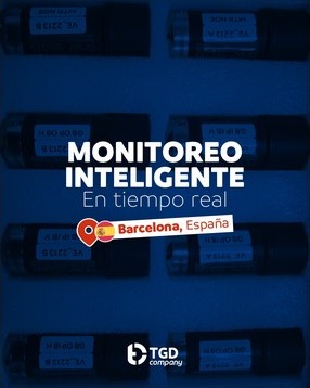 Pieza editorial de TGD Company sobre monitoreo de activos presentada en Barcelona.